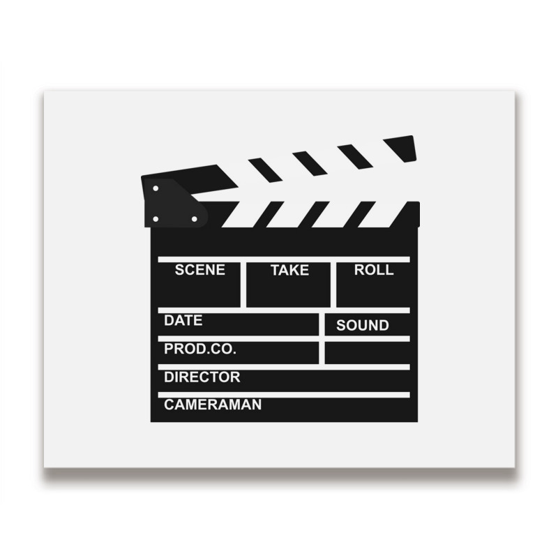 Clapper Board Metal Print Horizontal | Artistshot