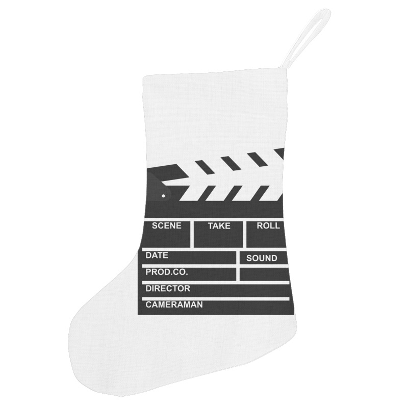 Clapper Board Holiday Stocking | Artistshot