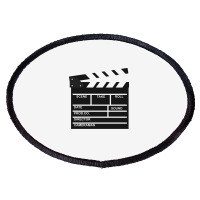 Clapper Board Oval Patch | Artistshot