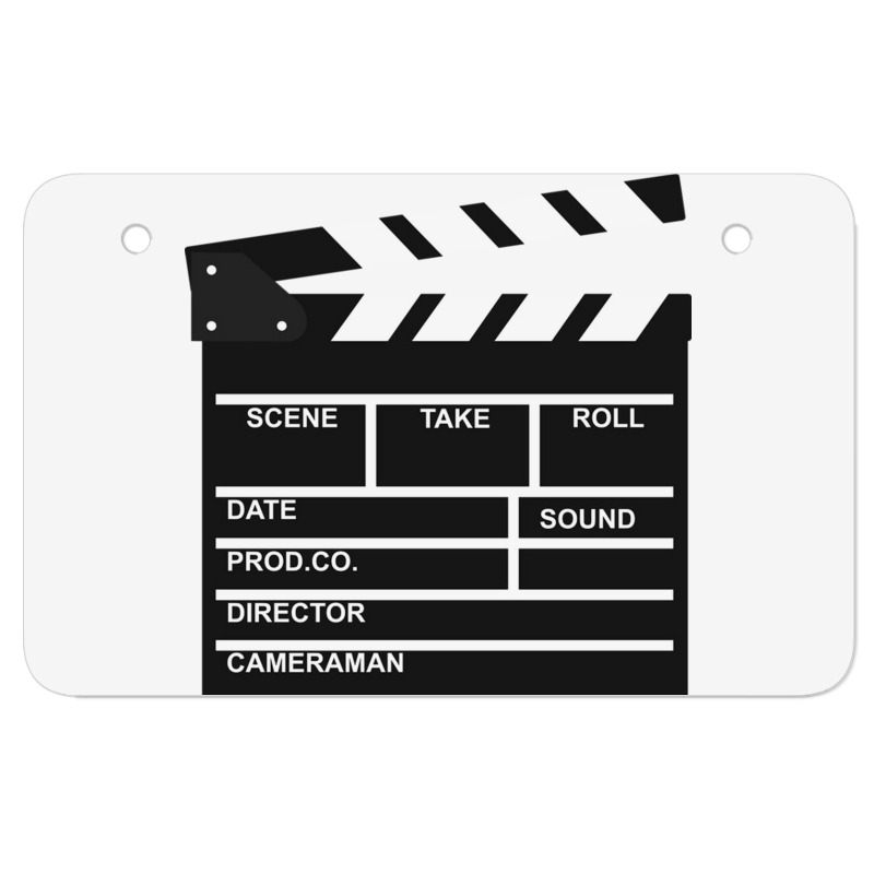 Clapper Board Atv License Plate | Artistshot