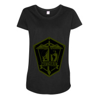 Mithril Emblem Subdued Maternity Scoop Neck T-shirt | Artistshot