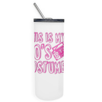 Womens This Is My 80's Costume I Love The 80s Theme Designs V Neck T S Skinny Tumbler | Artistshot