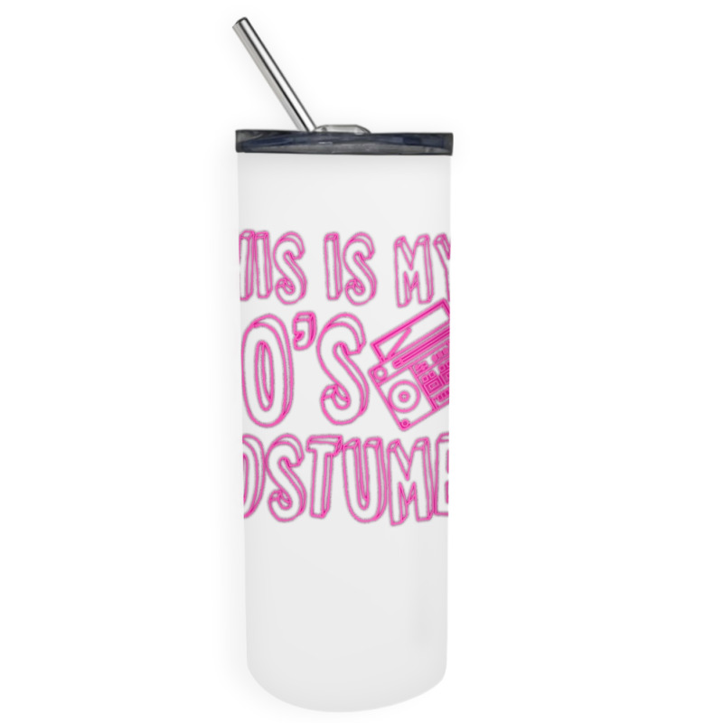 Womens This Is My 80's Costume I Love The 80s Theme Designs V Neck T S Skinny Tumbler | Artistshot