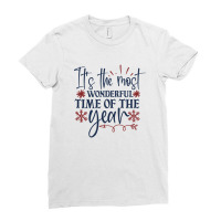 It S The Most Wonderful Time Of The Year Ladies Fitted T-shirt | Artistshot