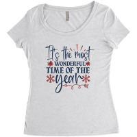 It S The Most Wonderful Time Of The Year Women's Triblend Scoop T-shirt | Artistshot