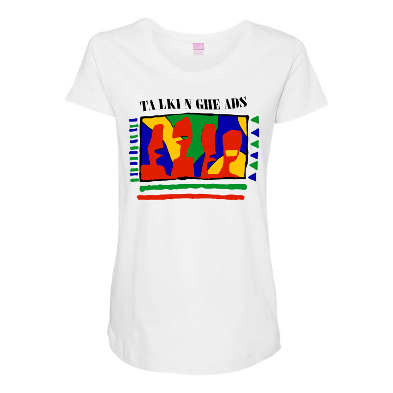 Ta Lki N Ghe Ads Maternity Scoop Neck T-shirt | Artistshot