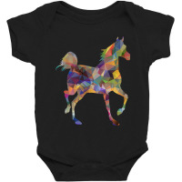 Trending The Abstract Horse Baby Bodysuit | Artistshot