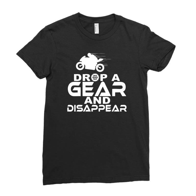 Drop A Gear & Disappear Ladies Fitted T-Shirt by Farrel T-shirt | Artistshot