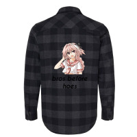 Astolof Bros Before Hoes Trap Meme Flannel Shirt | Artistshot