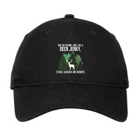 Limited Edition You See Nature, I See A Deer Jerky. Hunting Adjustable Cap | Artistshot