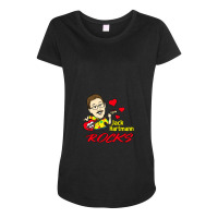 Official Jack Hartmann Rocks Short Sleeve Gift Halloween Day1.png Maternity Scoop Neck T-shirt | Artistshot