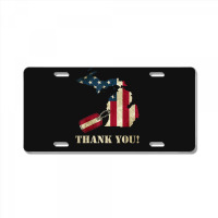 Limited Edition Michigan Veteran Thank You Memorial Day License Plate | Artistshot