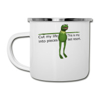 Kermit Cut My Life Into Pieces Camper Cup | Artistshot