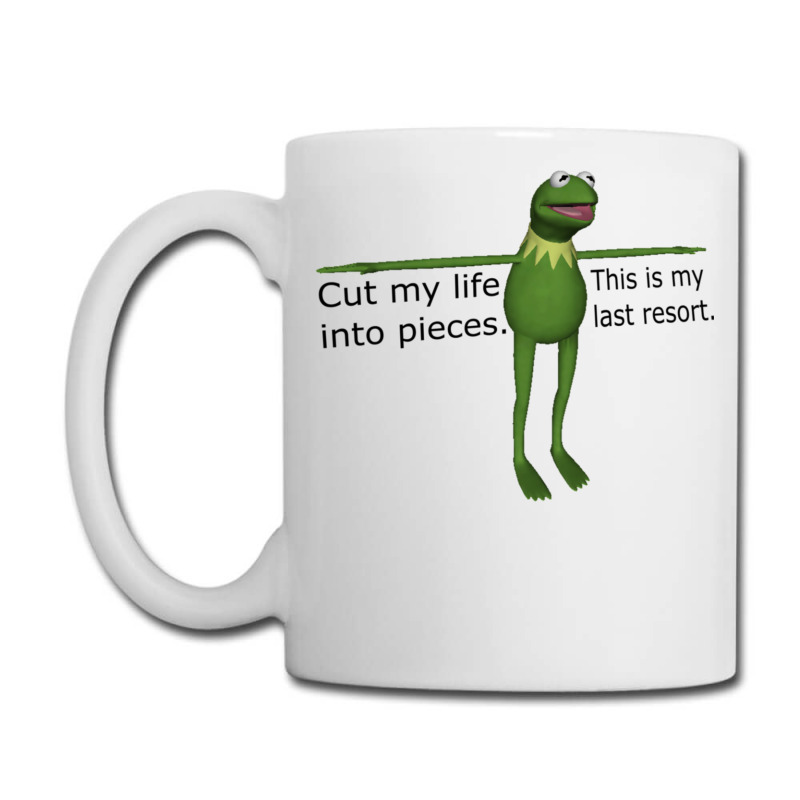 Kermit Cut My Life Into Pieces Coffee Mug | Artistshot