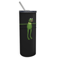 Kermit Cut My Life Into Pieces Skinny Tumbler | Artistshot