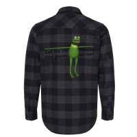 Kermit Cut My Life Into Pieces Flannel Shirt | Artistshot