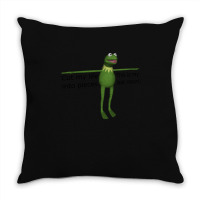 Kermit Cut My Life Into Pieces Throw Pillow | Artistshot