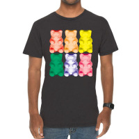 Regenbogenfarben Gummibärchen Vintage T-shirt | Artistshot