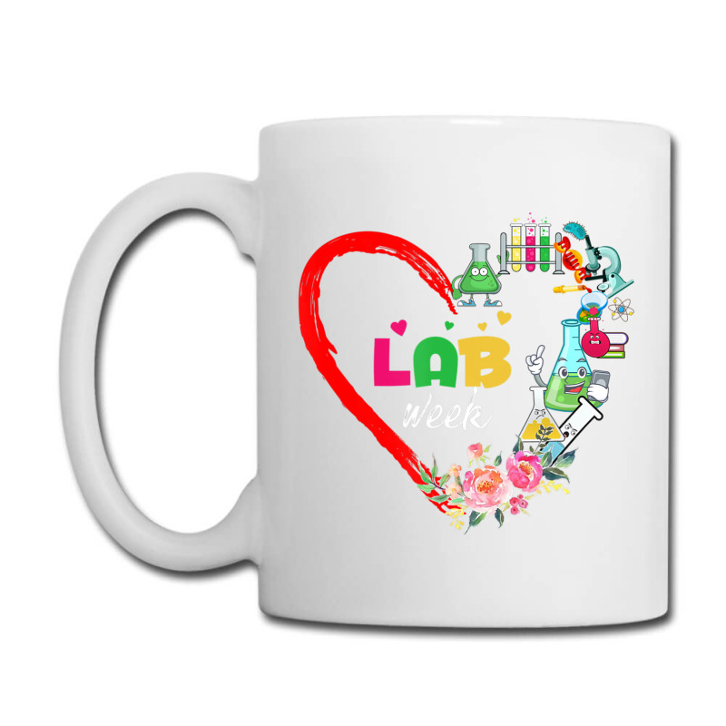 Hot Trend Lab Week 2022 Laboratory Tech Heart Funny Technologist Coffee Mug | Artistshot