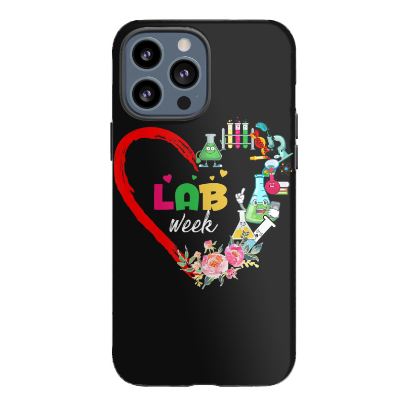 Hot Trend Lab Week 2022 Laboratory Tech Heart Funny Technologist Iphone 13 Pro Max Case | Artistshot