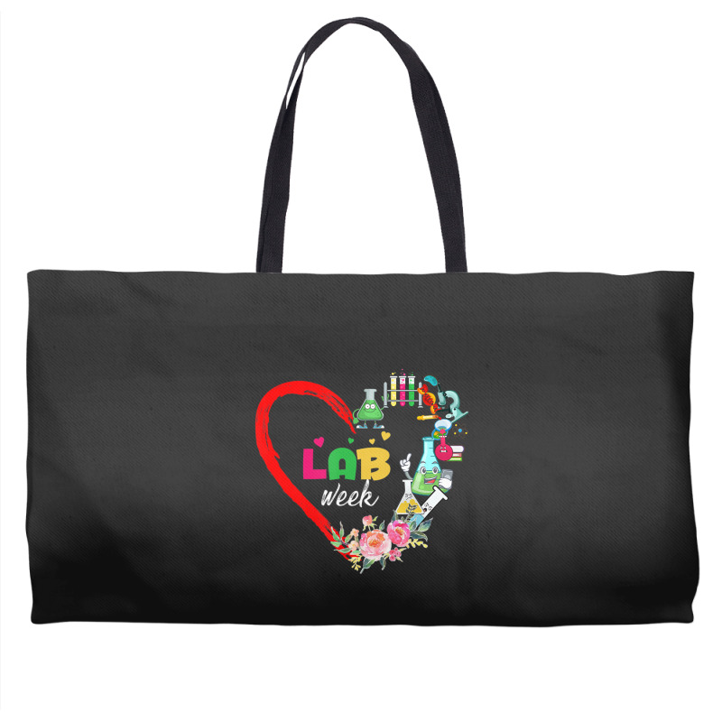 Hot Trend Lab Week 2022 Laboratory Tech Heart Funny Technologist Weekender Totes | Artistshot