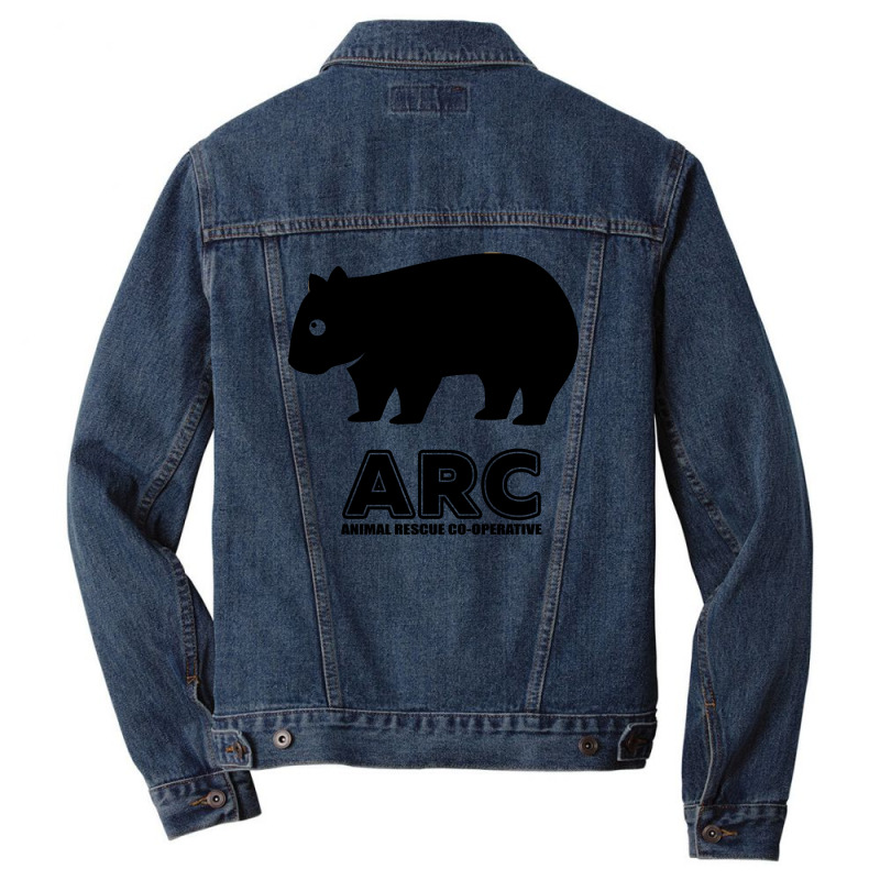 Arc Wombat Gear   Animal Rescue Co Operative Men Denim Jacket by BUTTERFLY99 | Artistshot