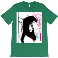 Cyberpunk Cyborg Girl Color Glitch Futuristic Style T-shirt | Artistshot