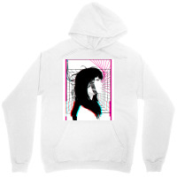 Cyberpunk Cyborg Girl Color Glitch Futuristic Style Unisex Hoodie | Artistshot