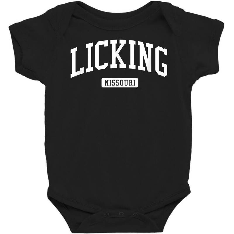 Licking Missouri Mo Vintage Athletic Sports Design T Shirt Baby Bodysuit by kayleeantb2tp | Artistshot