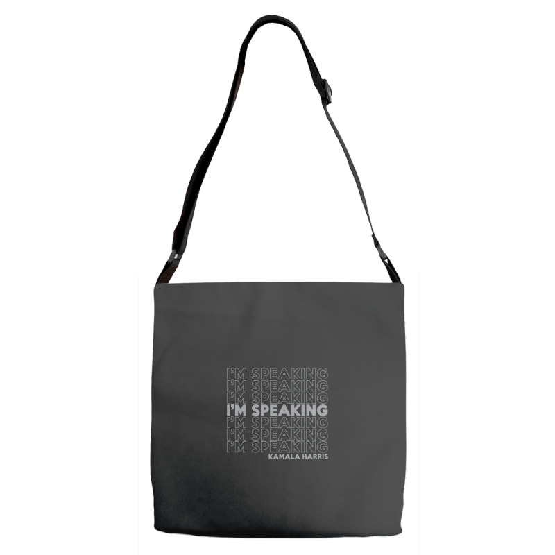 I'm Speaking Kamala Adjustable Strap Totes | Artistshot