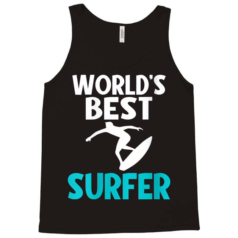 Womens Worlds Best Surfer Wake Surfer V Neck T Shirt Tank Top | Artistshot