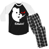 Dangan Ronpa  Monokuma Shirt Men's 3/4 Sleeve Pajama Set | Artistshot