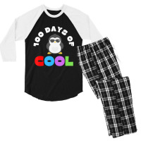 Trending 100 Days Of Cool Hundred Days 100th Day Of School Teacher Men's 3/4 Sleeve Pajama Set | Artistshot