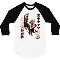 Kuroko & Taiga 3/4 Sleeve Shirt | Artistshot