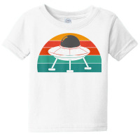 Retro Unidentified Flying Object Sci Fi Alien Ufo T Shirt Baby Tee | Artistshot