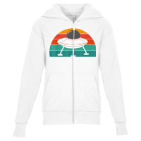 Retro Unidentified Flying Object Sci Fi Alien Ufo T Shirt Youth Zipper Hoodie | Artistshot