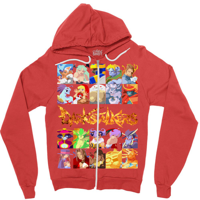 Darkstalkers Zipper Hoodie by livinostuffs6 | Artistshot