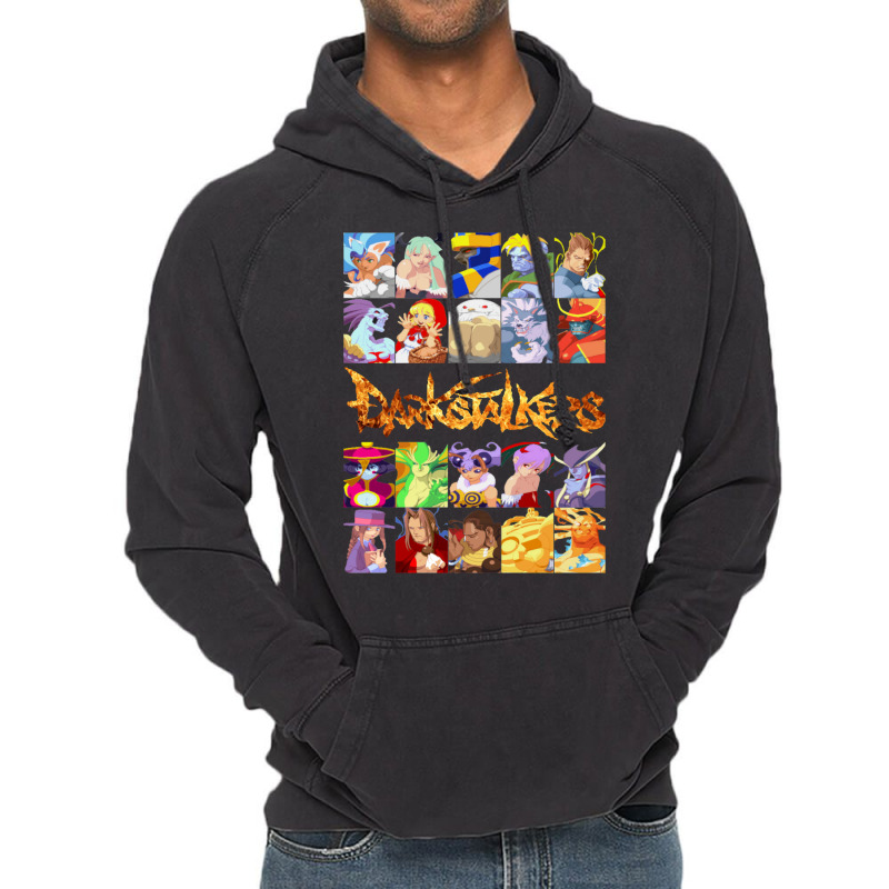 Darkstalkers Vintage Hoodie by livinostuffs6 | Artistshot