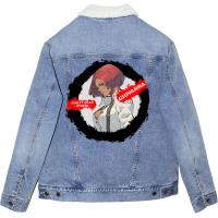 Enzos Giovanna Unisex Sherpa-lined Denim Jacket | Artistshot