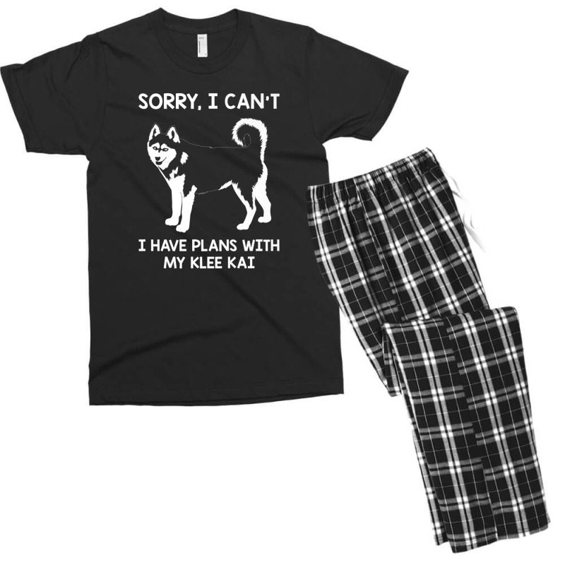 Funny Sorry I Can’t Klee Kai Pet Dog Lovers Dog Mom Men's T-shirt Pajama Set | Artistshot