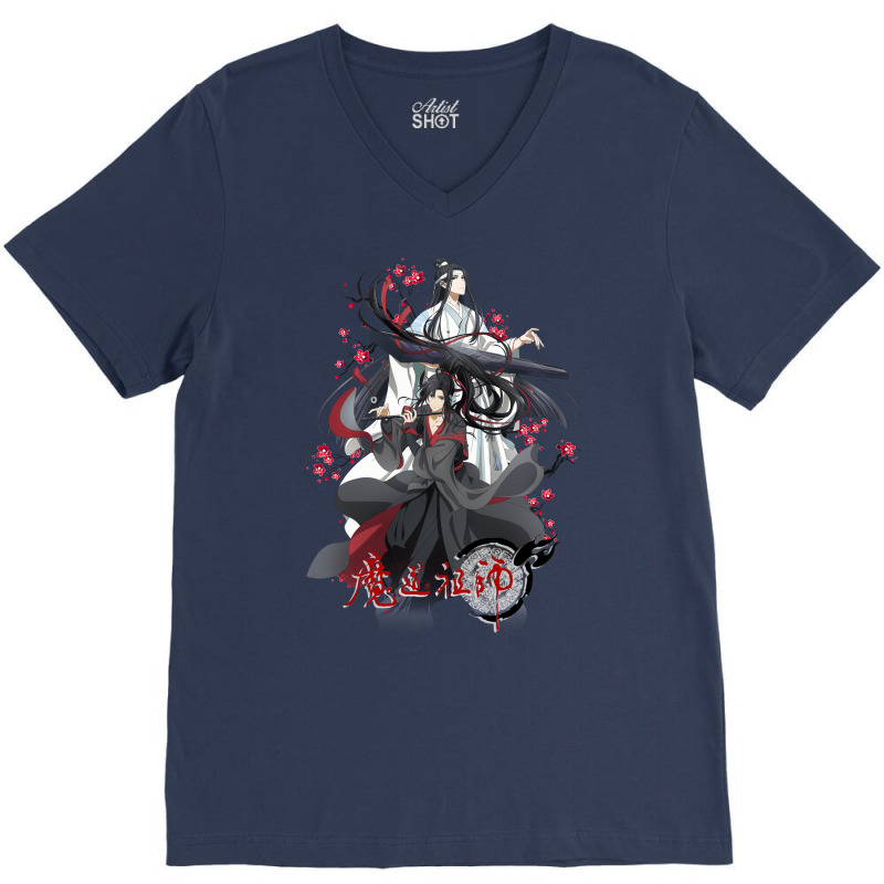 Lan Wangji And Wei Ying   Mo Dao Zu Shi   Grandmaster Of Demonic Culti V-Neck Tee by fufolyhtyl | Artistshot