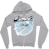 Trackmania   Arctic Lake Slide Zipper Hoodie | Artistshot