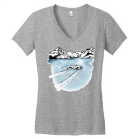 Trackmania   Arctic Lake Slide Women's V-neck T-shirt | Artistshot