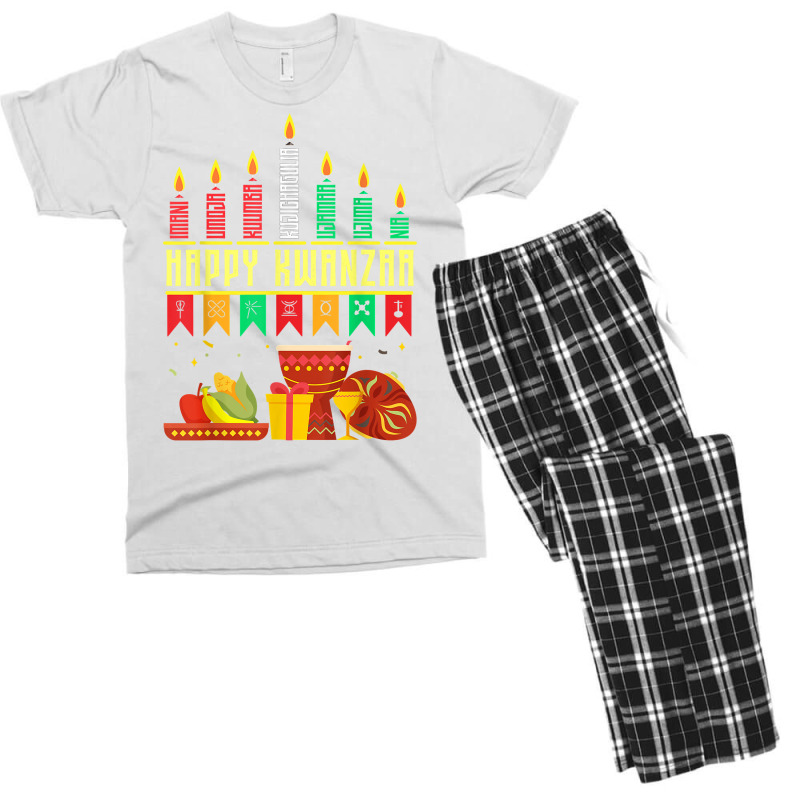 Seven Principles Of Kwanzaa Celebration   Happy Kwanzaa T Shirt Men's T-shirt Pajama Set by alysestick8m7 | Artistshot