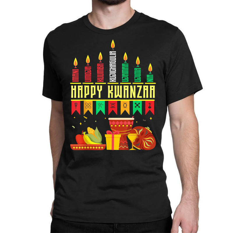 Seven Principles Of Kwanzaa Celebration   Happy Kwanzaa T Shirt Classic T-shirt by alysestick8m7 | Artistshot