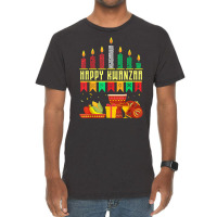 Seven Principles Of Kwanzaa Celebration   Happy Kwanzaa T Shirt Vintage T-shirt | Artistshot