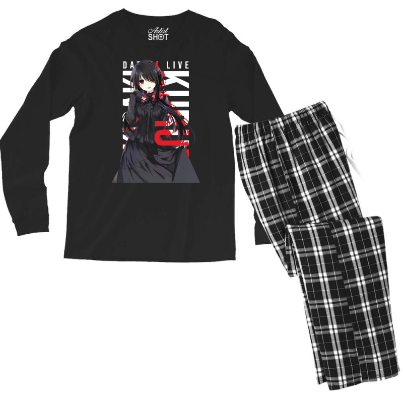 Date A Live Kurumi Men's Long Sleeve Pajama Set by livinostuffs6 | Artistshot