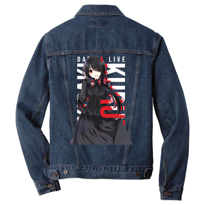 Date A Live Kurumi Men Denim Jacket by livinostuffs6 | Artistshot