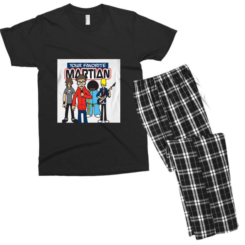 Your Favorite Martian Men's T-shirt Pajama Set | Artistshot