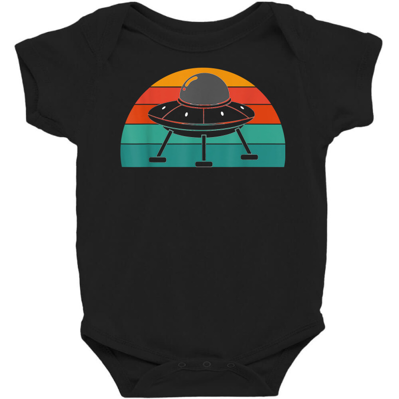 Retro Unidentified Flying Object Sci Fi Alien Ufo T Shirt Baby Bodysuit | Artistshot